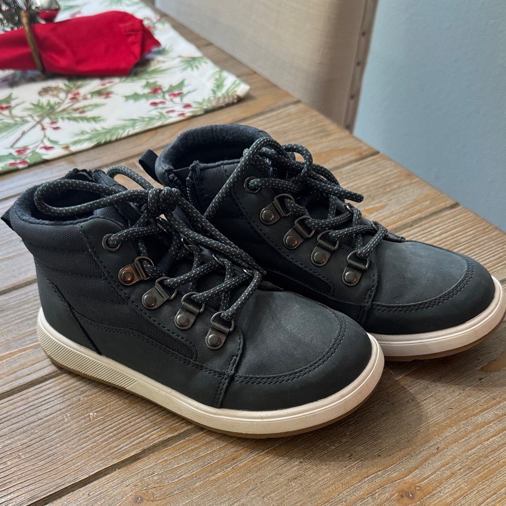 Kids Cat & Jack Blue High-Top Shoes/Boots Size 13 Little Kids